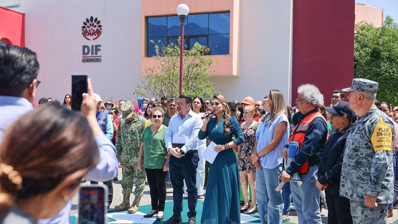 Evelyn Salgado encabeza Simulacro Nacional 2026 con hipótesis de sismo de 8.2 en Guerrero