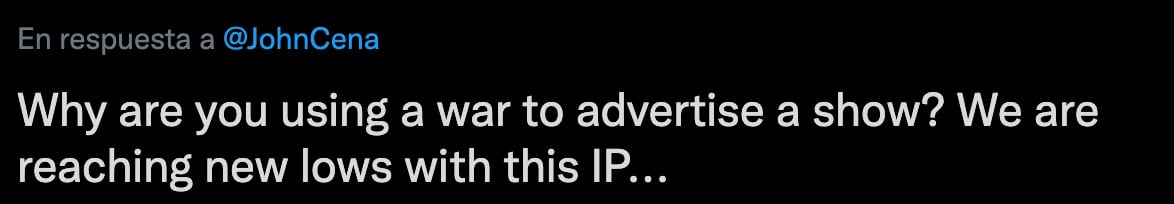 Crítica a John Cena