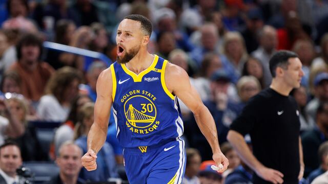 Stephen Curry con Golden State Warriors.