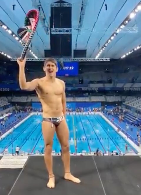 Diego Balleza, clavadista mexicano