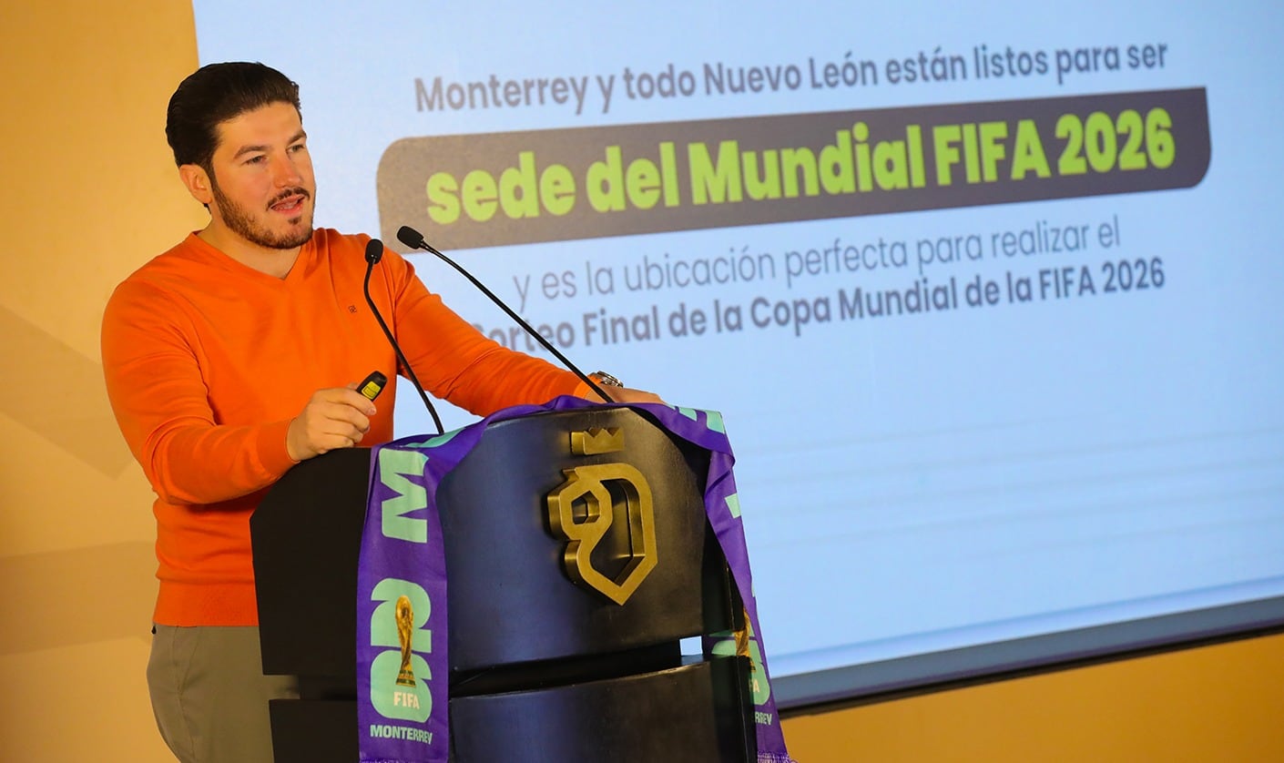 Samuel García presenta obras en Nuevo León de cara al Mundial Fifa 2026