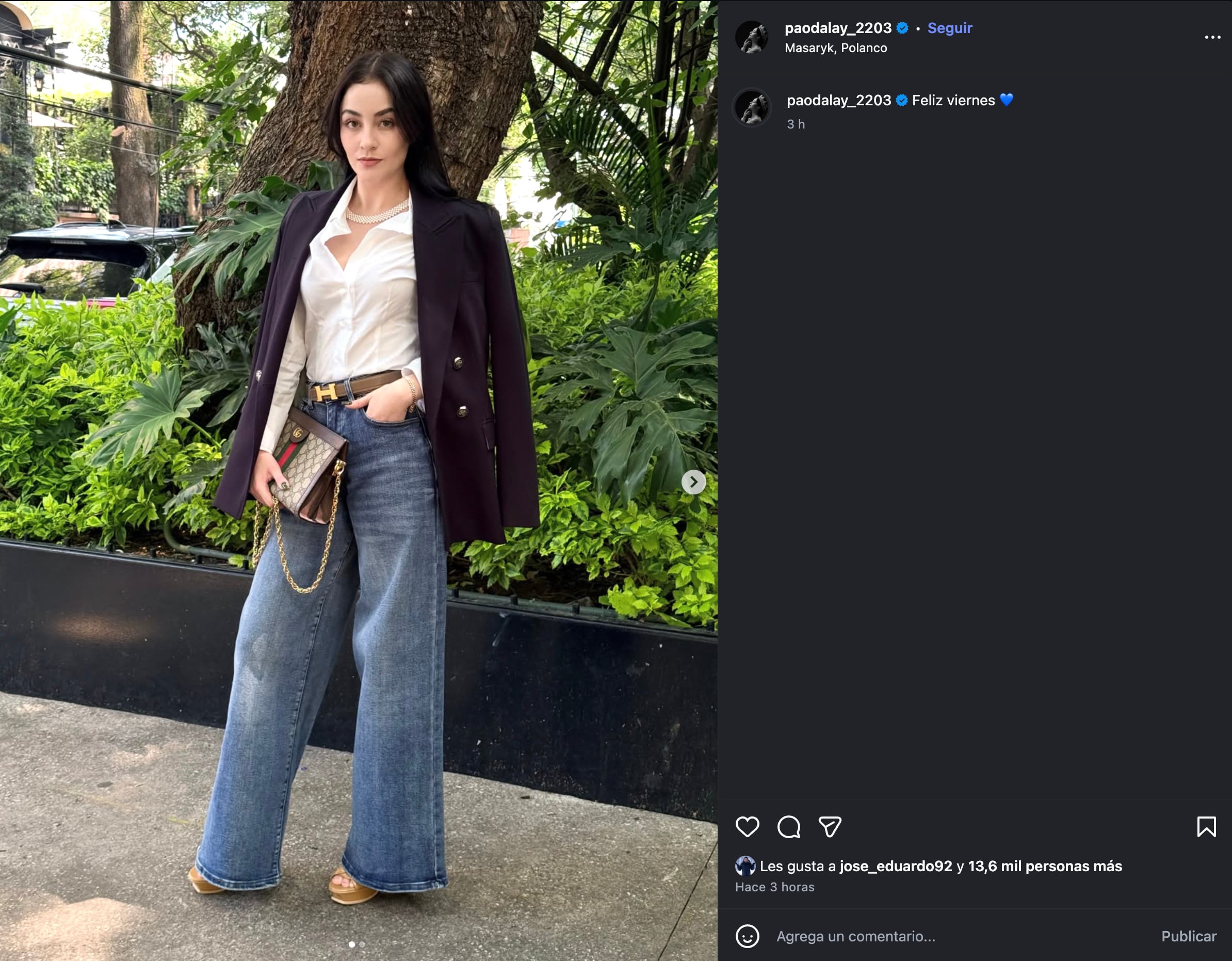 José Eduardo Derbez da like a publicación de Paola Dalay y termina con los rumores sobre su separación