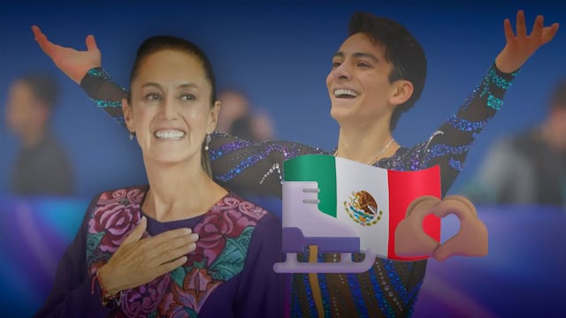 Sheinbaum felicita a Donovan Carrillo por la final de Milán-Cortina 2026