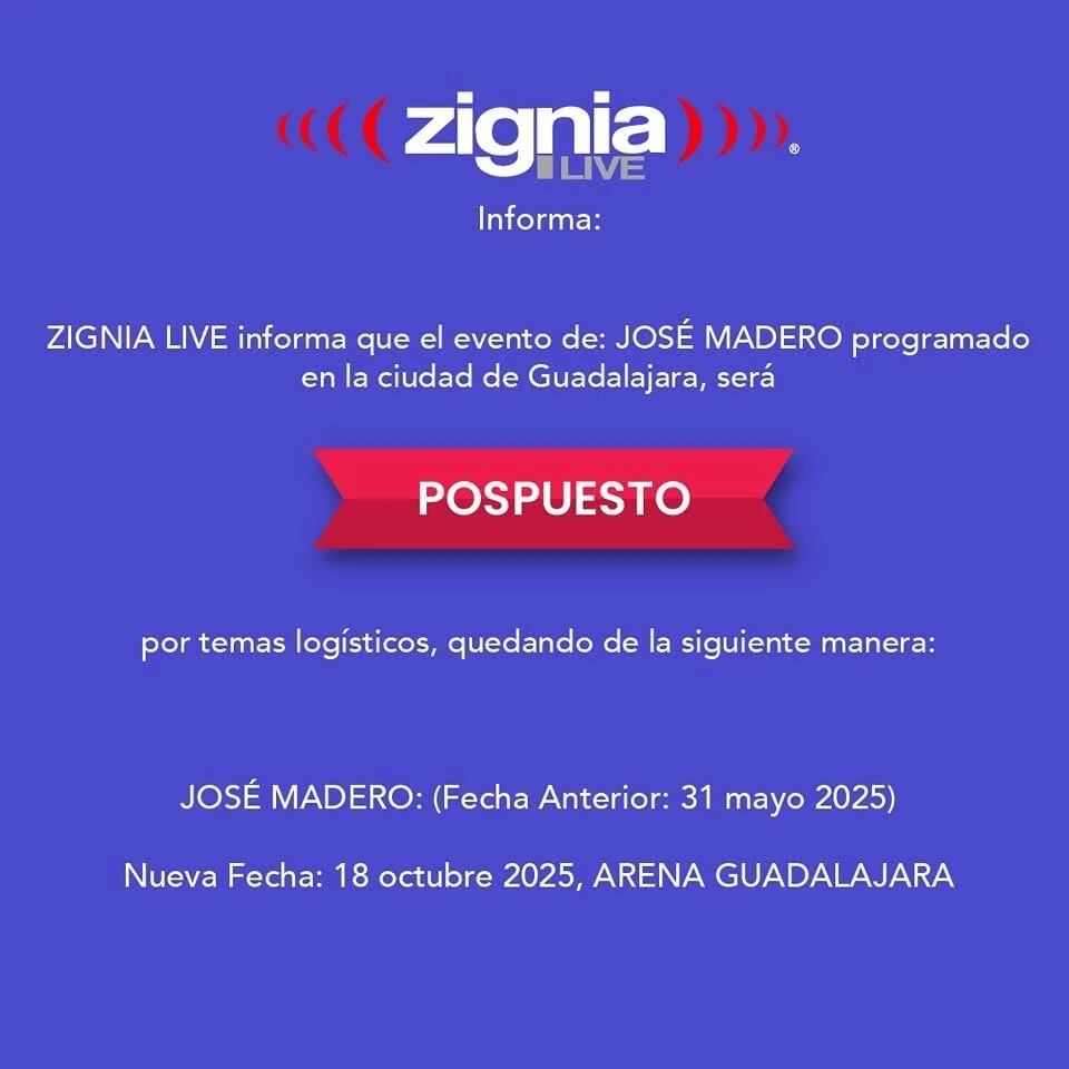 Largas en la Arena Guadalajara afectan conciertos como los de José Madero