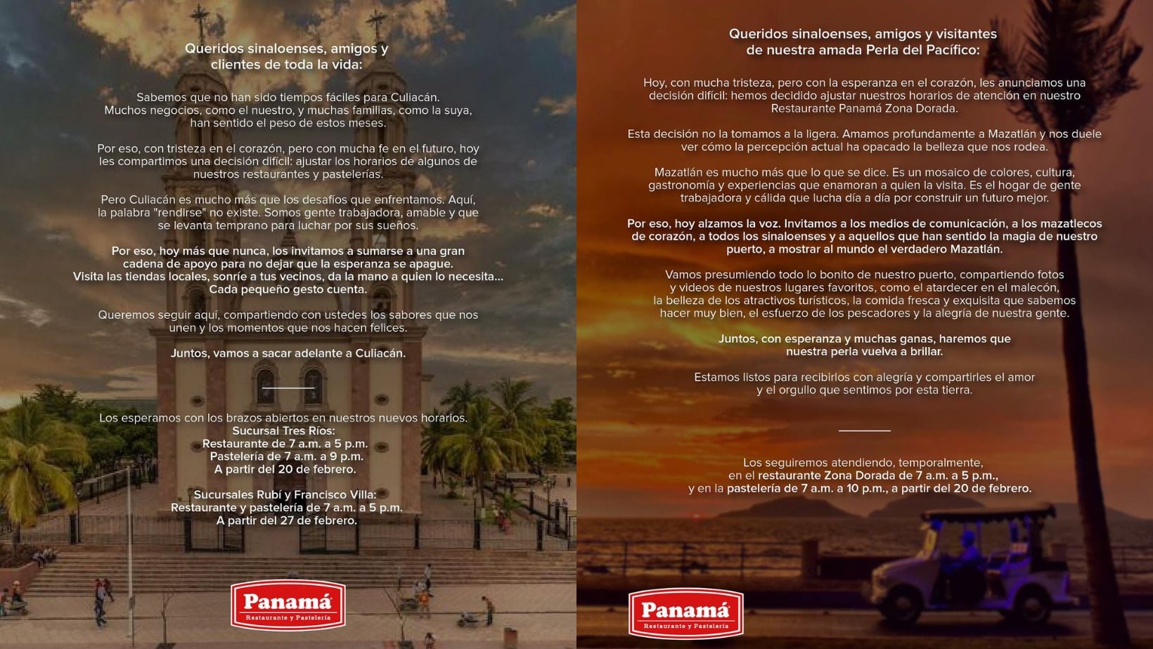 Restaurantes Panamá en Sinaloa