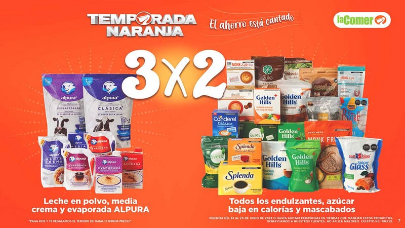 Ofertas La Comer Temporada Naranja 18 al 25 de junio 2024