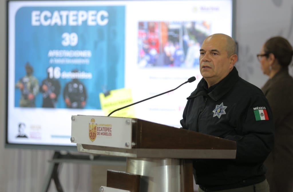 Azucena Cisneros destaca reducción histórica de homicidios en Ecatepec