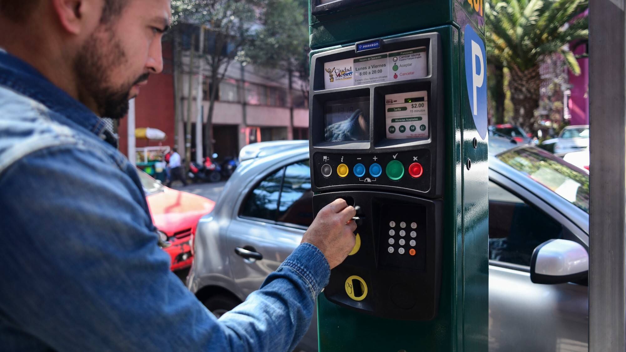 Parquímetros en la Ciudad de México