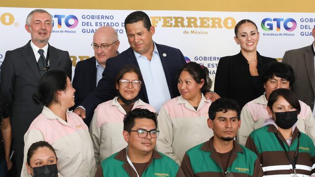 Diego Sinhue Rodríguez, gobernador de Guanajuato celebra inversión de Ferrero por 50 millones de dólares