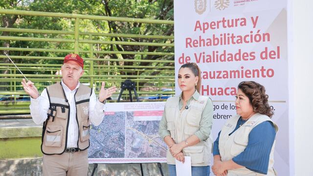 Evelyn Salgado supervisa rehabilitación del Río Huacapa en Chilpancingo