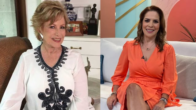 Maxine Woodside y Ana María Alvarado.