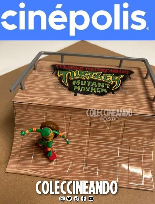 Palomera de Las Tortugas Ninja en Cinépolis