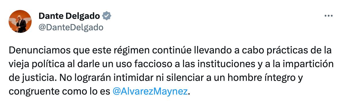 Jorge Álvarez Máynez acude a la FGR