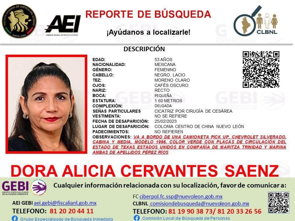 Ficha de búsqueda de Dora