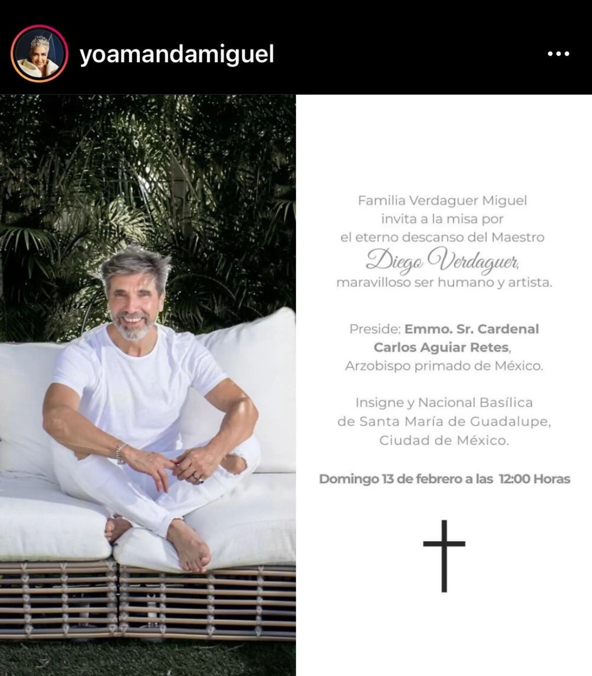 Amanda Miguel, comunicado