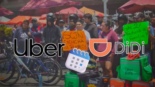 Conductores y repartidores de Uber, DiDi y Rappi irán a paro: cuándo y dónde será
