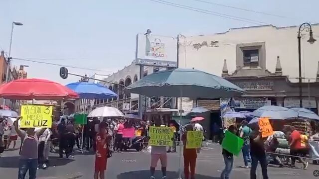 Bloqueo en República de Venezuela en Centro Histórico CDMX