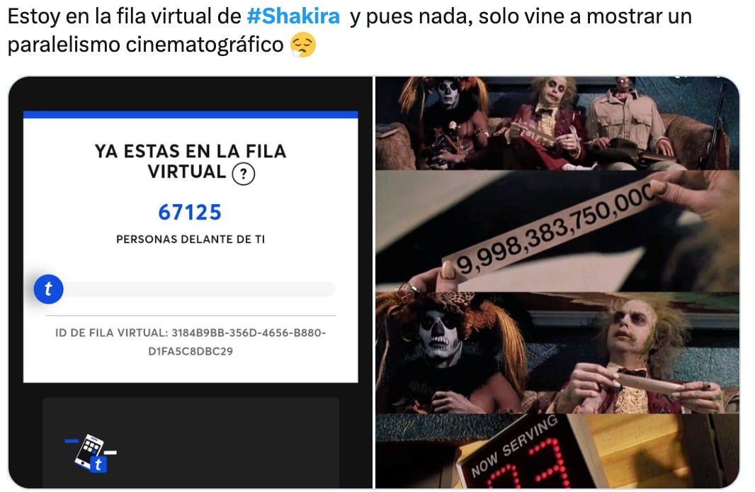 Memes de la preventa de Shakira en México