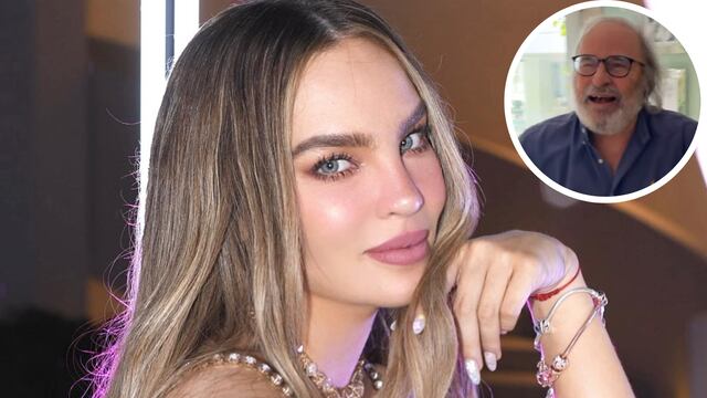 Un chiste del papá de Belinda, la salvó de las preguntas de la prensa sobre Christian Nodal.