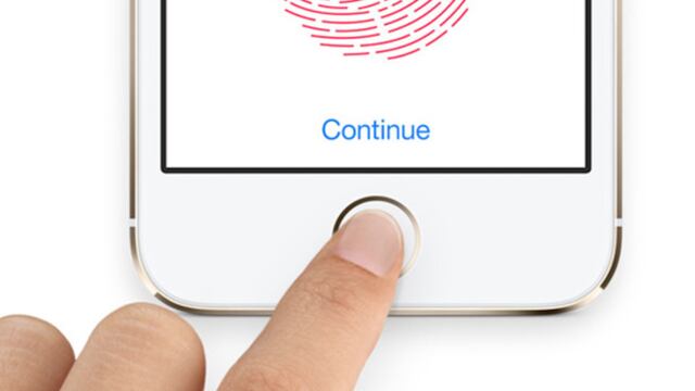 El lector de huella digital Touch ID.