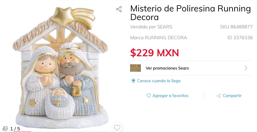 Venta nocturna Sears 2024: nacimientos