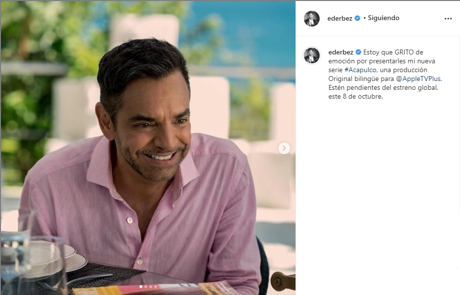 Eugenio Derbez, serie 'Acapulco'.