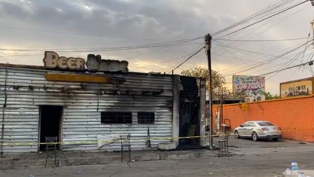 Incendio en el bar Beer House de San Luis Colorado, Sonora