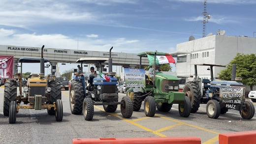 Productores de Sinaloa mantienen protesta en Guasave y rechazan propuestas