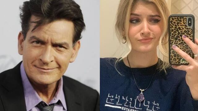 Charlie Sheen y su hija Sami