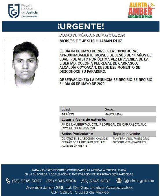 Ficha de búsqueda de Moisés de Jesús.