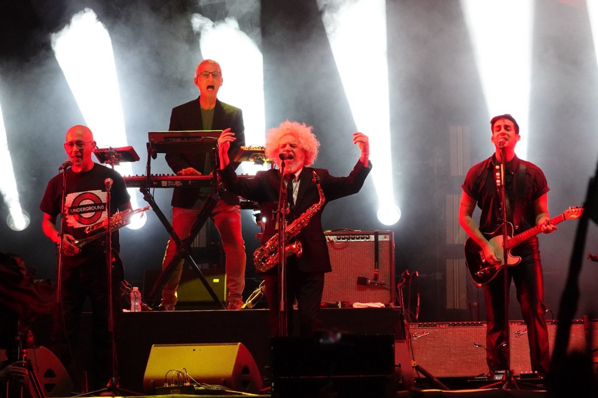 Los Fabulosos Cadillacs en el Zócalo de la CDMX en un concierto de 2023