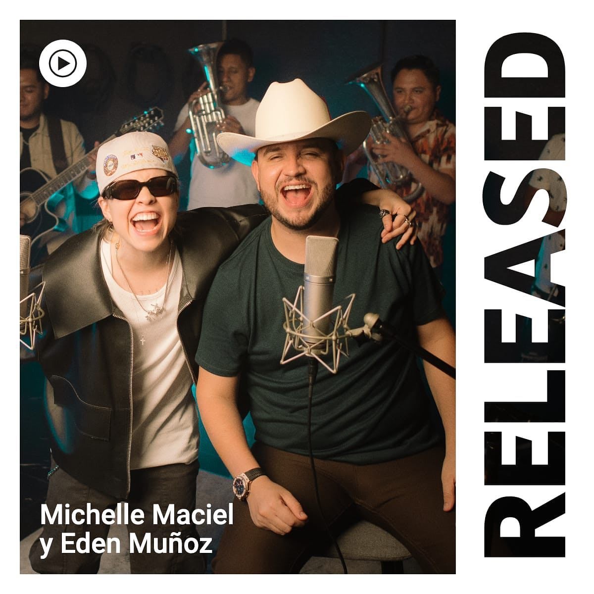 Michelle Maciel en su éxito con Edén Muñoz.