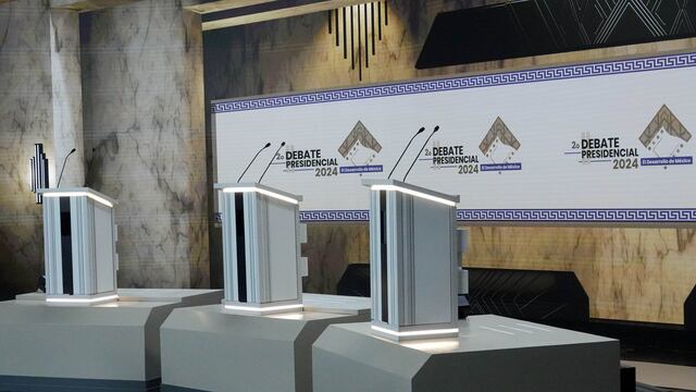 Set del segundo debate presidencial