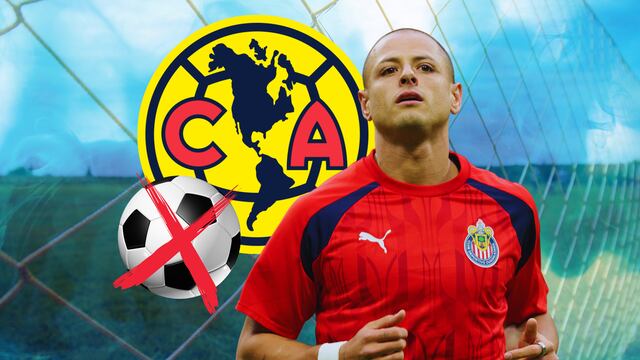 Chicharito sin poder hacerle gol al América