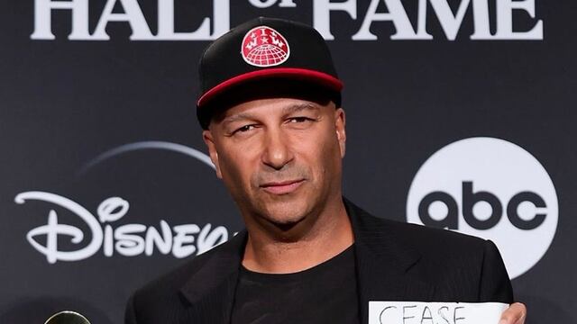 Tom Morello y su protesta en la Hall of Fame Rock and Roll 2023