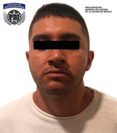 Mauricio "N", detenido por el homicidio de dos ciudadanos israelíes el pasado 24 de julio.