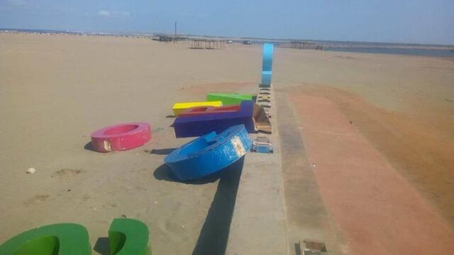 Los hechos ocurrieron el pasado miércoles en la playa Las Glorias.