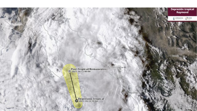 Depresión tropical Raymond tocará tierra en Baja California Sur