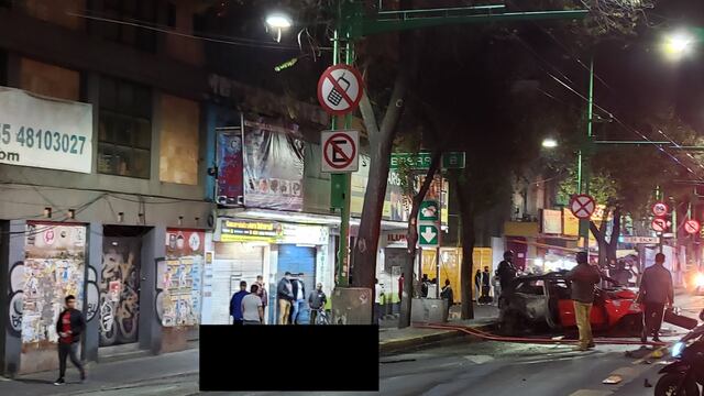 Accidente en Eje Central