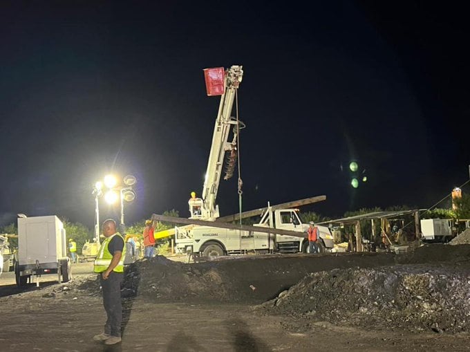 Personal de CFE apoya en misión de rescate de mineros en Salinas, Coahuila
