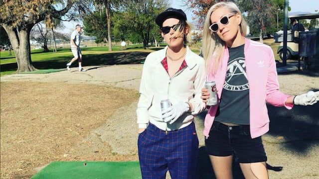 Dylan Meyer y Kristen Stewart