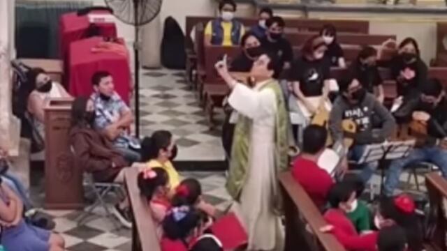 Sacerdote advirtiendo sobre el 31 de octubre