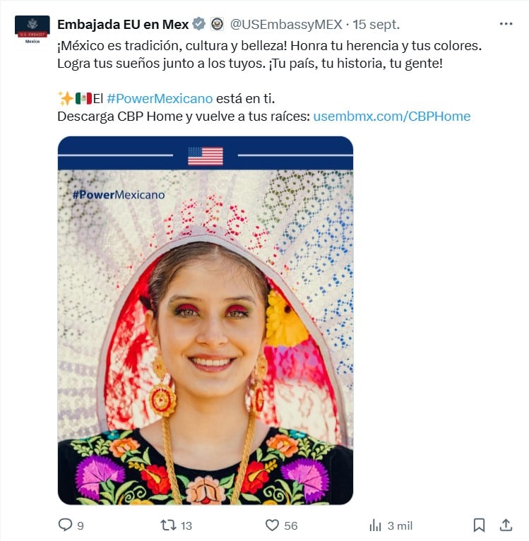 Estados Unidos manda mensaje a México