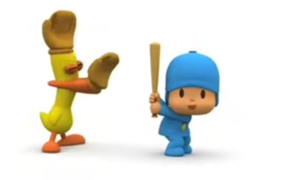 Pocoyó juega béisbol