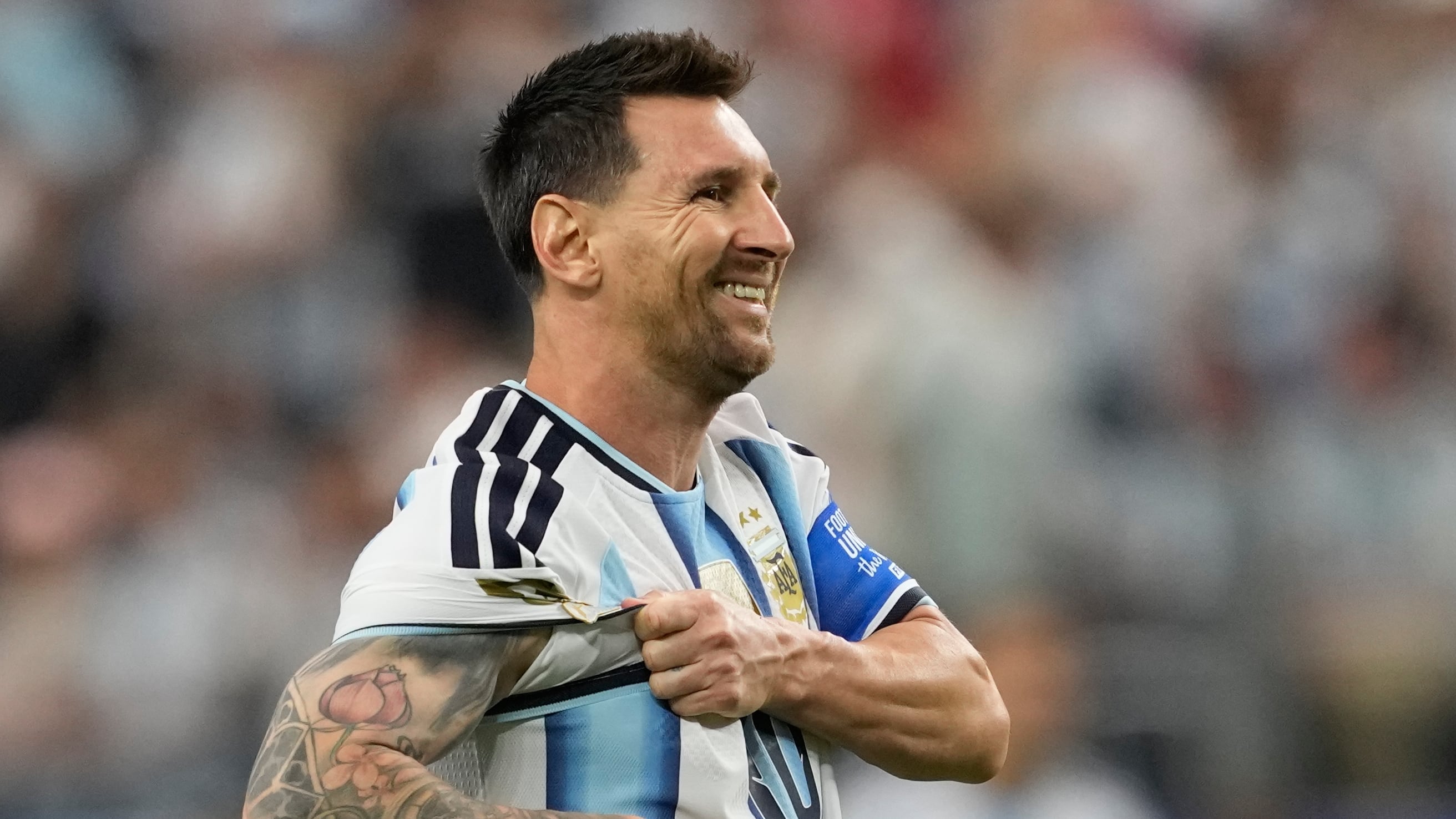 Lionel Messi anotó su gol 17 en Mundiales para ser el máximo goleador en la historia del torneo