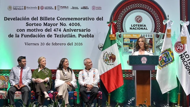 Teziutlán celebra 474 años con billete conmemorativo de la Lotería Nacional