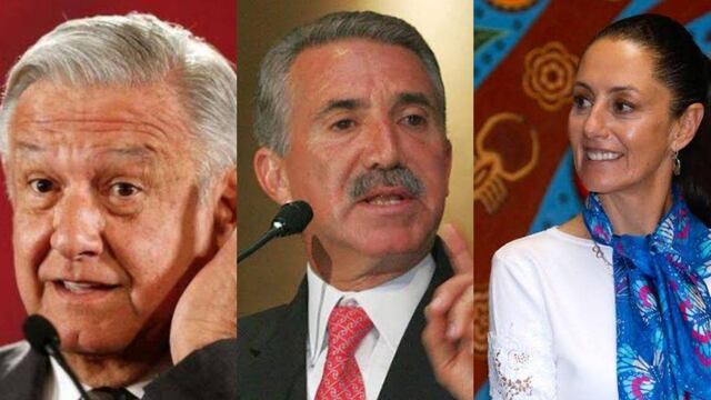AMLO, Roberto Madrazo y Claudia Sheinbaum