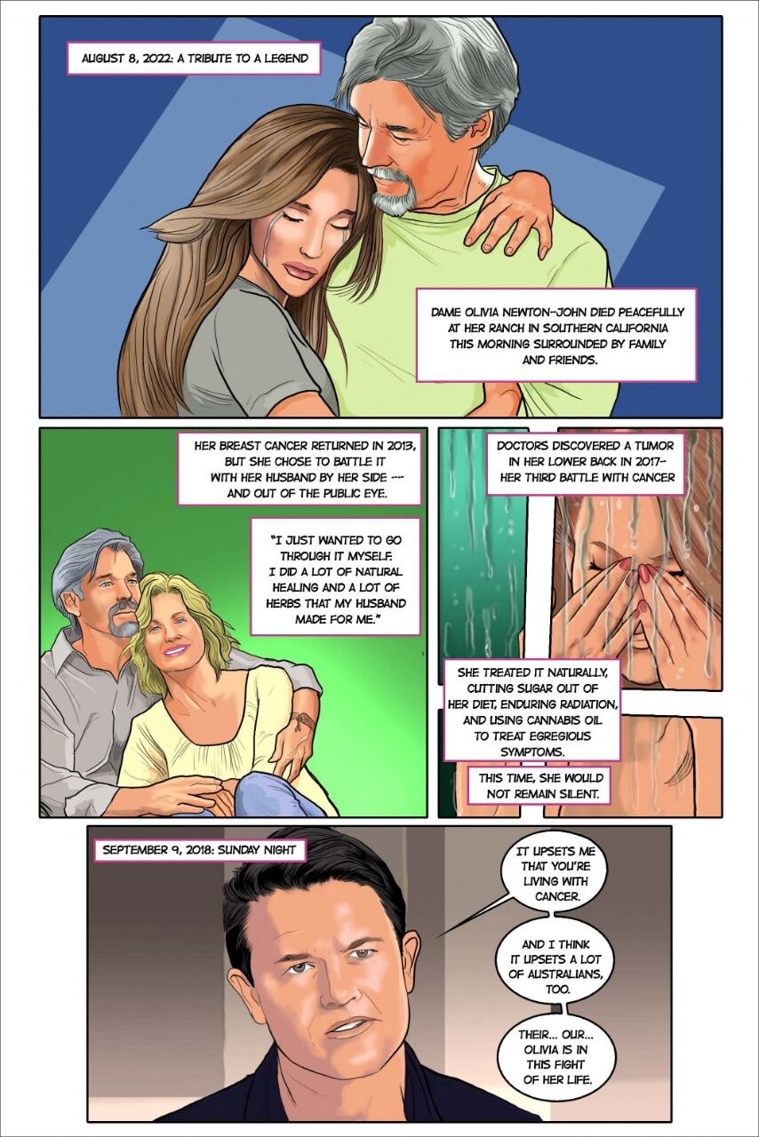 Olivia Newton-John: cómic