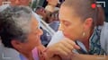 Madre de Roxana Guzmán habla con Sheinbaum en Veracruz