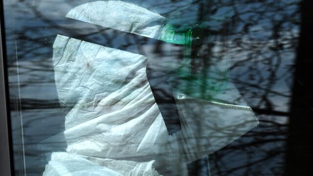 Trabajador de Salud en Rusia.